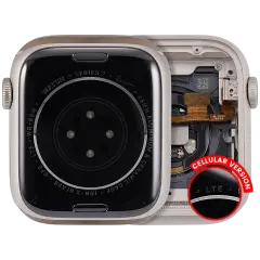 Housing Assembly Compatible For Watch Series 7 (45MM) (Used OEM Pull: Grade A) (Cellular Version) (Aluminum / Starlight)