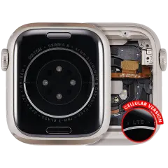 Housing Assembly Compatible For Watch Series 8 (41MM) (Aluminum/Starlight) (Cellular Version)