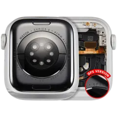 Housing Assembly Compatible For Watch Series 8 (41MM) (Aluminum/Silver) (GPS Version)