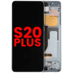 OLED Assembly With Frame For Samsung Galaxy S20 Plus 5G (Aftermarket Plus) (Cloud Blue)
