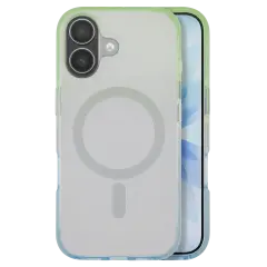 Case Slim Mattur Nebula iphone 17 magsafe yellow and teal 01