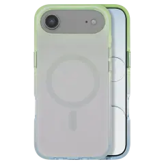 Case Slim Mattur Nebula iphone 17 Air magsafe yellow and teal 01