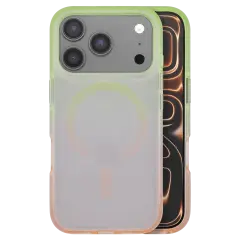Case Slim Mattur Nebula iphone 17 pro magsafe mint and rose pink 01