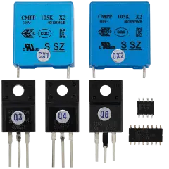 Power Supply Repair Kits for PlayStation 5 (ADP-400DR / ADP-400ER) (7 Piece Set) (Soldering Required)