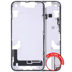 Mid-Frame Housing  W/ Small Parts For iPhone 14 (EU / Global Version) (Used OEM Pull: Grade C) (Purple)