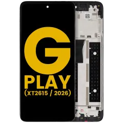 LCD Assembly With Frame For Motorola Moto G Play (XT2615 / 2026) (Refurbished) (All Colors)
