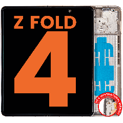 Inner OLED Assembly With Frame For Samsung Galaxy Z Fold 4 5G  (US & International) (Blemish: Grade B) (Beige)