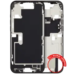 Mid-Frame Housing  W/ Small Parts For iPhone 16 Pro Max (EU / Global Version) (Used OEM Pull: Grade C) (Black Titanium)