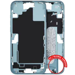Mid-Frame Housing  W/ Small Parts For iPhone 16 Plus (EU / Global Version) (Used OEM Pull: Grade A) (Teal)