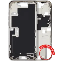 Mid-Frame Housing  W/ Small Parts For iPhone 16 Pro Max (EU / Global Version) (Used OEM Pull: Grade A) (Desert Titanium)