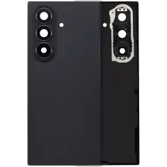 Back Cover Glass With Camera Lens For Samsung Galaxy Z Fold 7 5G (F966) (No Logo) (Aftermarket Plus) (Jet Black)