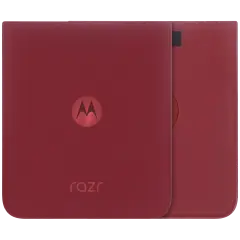 Back Cover Glass For Motorola Razr Plus / Razr 60 Ultra (XT2551 / 2025) (Genuine OEM) (Rio Red) 