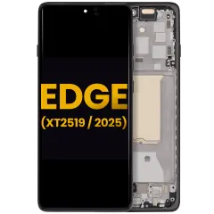 OLED Assembly With Frame For Motorola Moto Edge(XT2519 / 2025) (Refurbished) (Deep Forest)