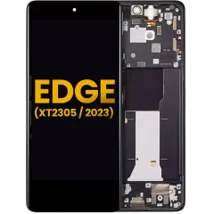 OLED Assembly With Frame For Motorola Moto Edge (XT2305 / 2023 ) (Refurbished) (Eclipse Black)