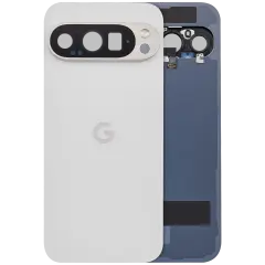 Back Cover Housing With Small Components Pre-Installed For Google Pixel 9 Pro (Used OEM Pull: Grade A) (Porcelain)