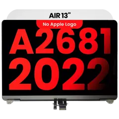 Complete LCD Display Assembly For MacBook Air 13" (A2681 / Mid 2022) (Aftermarket Plus) (Silver)