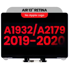 Complete LCD Display Assembly For MacBook Air 13" A1932 (2019) / A2179 (2020) (Aftermarket Plus) (Space Gray)