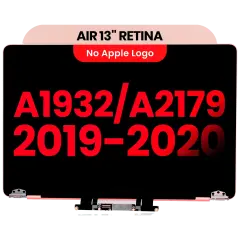 Complete LCD Display Assembly For MacBook Air 13" A1932 (2019) / A2179 (2020) (Aftermarket Plus) (Rose Gold)
