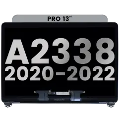 Complete LCD Display Assembly For MacBook Pro 13" A2338 (2020) / (Genuine OEM) (Space Gray)
