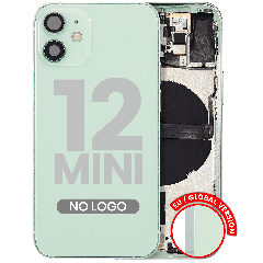 Back Housing W/ Small Parts For iPhone 12 Mini (EU / Global Version) (Aftermarket Plus) (Green)