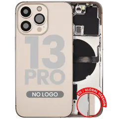 Back Housing W/ Small Parts For iPhone 13 Pro (EU / Global Version) (Aftermarket Plus) (Gold)