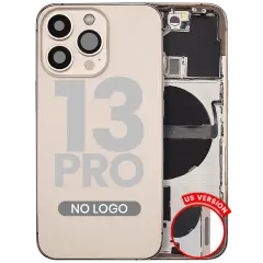 Back Housing W/ Small Parts For iPhone 13 Pro (US Version) (Aftermarket Plus) (Gold)
