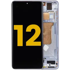OLED Assembly With Frame For Xiaomi 12 (Refurbished) (Blue)