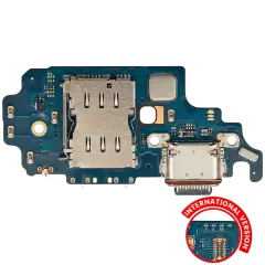 Charging Port Board With Sim Card Reader For Samsung Galaxy S21 Ultra 5G (G998B) (International Version) (Premium)
