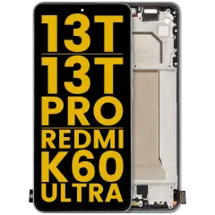 OLED Assembly With Frame For Xiaomi 13T / 13T Pro / Redmi K60 Ultra (Refurbished) (Meadow Green)