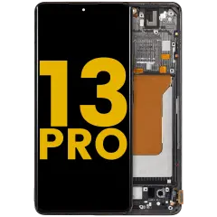 OLED Assembly With Frame For Xiaomi 13 Pro (Refurbished) (Black)