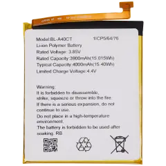 Replacement Battery For Cricket Innovate E 5G (BL - A40CT)