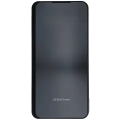 Dual Screen Case With Type C Adapter For LG V60 ThinQ 5G (Genuine OEM) (Black)