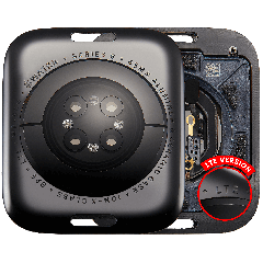 Back Cover Assembly For Watch Series 8 (45mm) (LET Version) (Aluminum / Space Black)