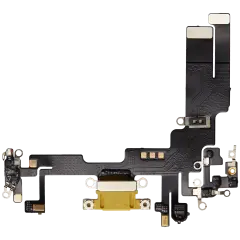 Charging Port Flex Cable For iPhone 14 (Aftermarket Plus) (Yellow)