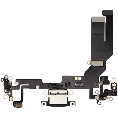 Charging Port Flex Cable For iPhone 16e / 17e (Aftermarket Plus) (Black)