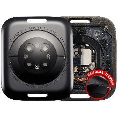 Back Cover Assembly For Watch Series 7 (41mm) (LET Version) (Aluminum / Space Black)