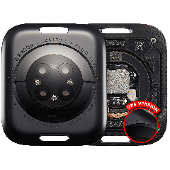 Back Cover Assembly For Watch Series 7 (41mm) (GPS Version) (Aluminum / Space Black)