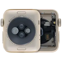 Housing Assembly Compatible For Watch Series 2 (38MM) (Used OEM Pull: Grade A) (Cellular Version) (Aluminum / Gold)