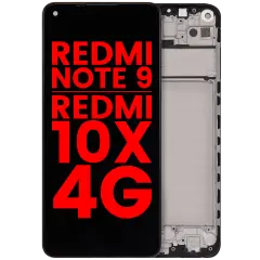 LCD Assembly With Frame For Xiaomi Redmi Note 9 / Redmi 10x 4G (Aftermarket Plus) (All Colors)