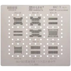 SSD-DDR / IC Stencil For MacBooks (MAC 3)
