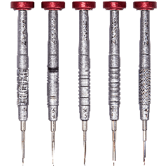 iFlying 2D Precision Screwdriver Kit (Crosshead 1.2mm / Tri-Point Y0.6 / Pentalobe 0.8mm / 2.5mm Convex Cross / Torx T2) (Qianli)