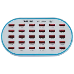 ReLife RL-304M 30 USB Port High Power 160W Charging Hub (110V - 220V US Plug) (Sunshine)