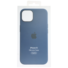 Silicon Case with MagSafe For iPhone 13 (OEM Grade New) (Blue)