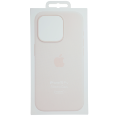 Silicone Case with MagSafe For iPhone 15 Pro (OEM Grade New) (Light Pink)