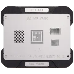 M.Y Board Transfer Reballing Stencil (A13) & Middle Layer Frame Reballing Platform For iPhone 11 / 11 Pro / 11 Pro Max (M.Y)