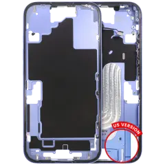 Mid-Frame Housing W/ Small Parts For iPhone 16 (US Version) (Used OEM Pull: Grade B) (Ultramarine)