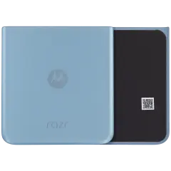Bottom Back Cover Glass For Motorola Razr Plus / Razr 40 Ultra (XT2321 / 2023) (Premium) (Glacier Blue)