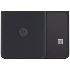 Bottom Back Cover Glass For Motorola Razr Plus / Razr 40 Ultra (XT2321 / 2023) (Premium) (Infinite Black)