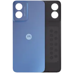 Back Cover Glass For Motorola Moto G Play (XT2413 / 2024) (Premium) (Coronet Blue)