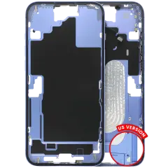 Mid-Frame Housing W/ Small Parts For iPhone 16 Plus (US Version) (Used OEM Pull: Grade C) (Ultramarine)